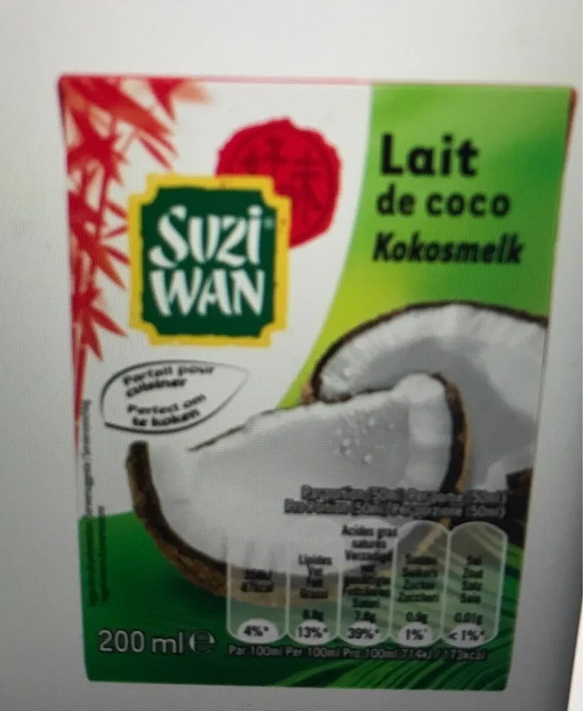 Lait de coco