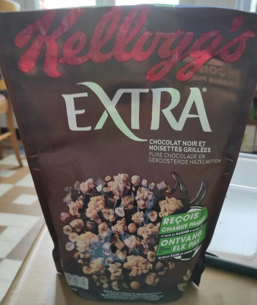 Céréales chocolats noirs et noisettes grillées