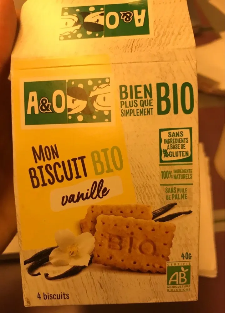 Mon biscuit bio vanille