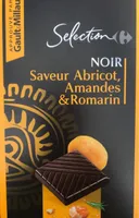 Chocolat noir saveur abricot, amandes et romarin