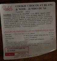 Cookie chocolat blanc & noir