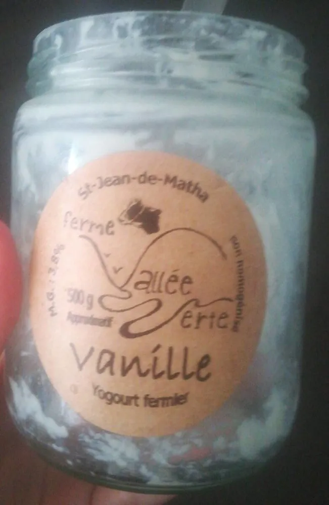 Yogurt fermier vanille