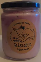 Yogourt fermier au bleuets