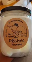 Yogourt fermier peche