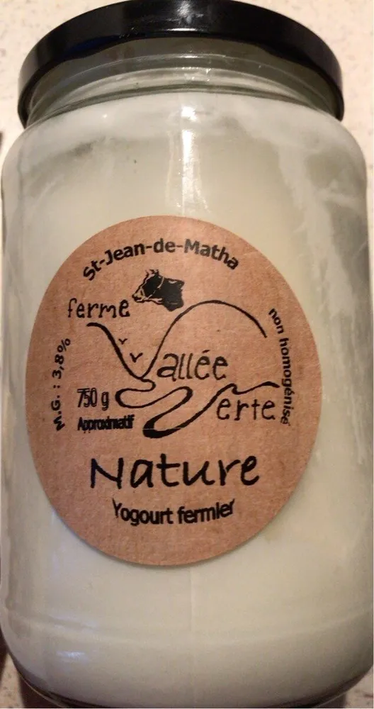 Yogourt fermier nature