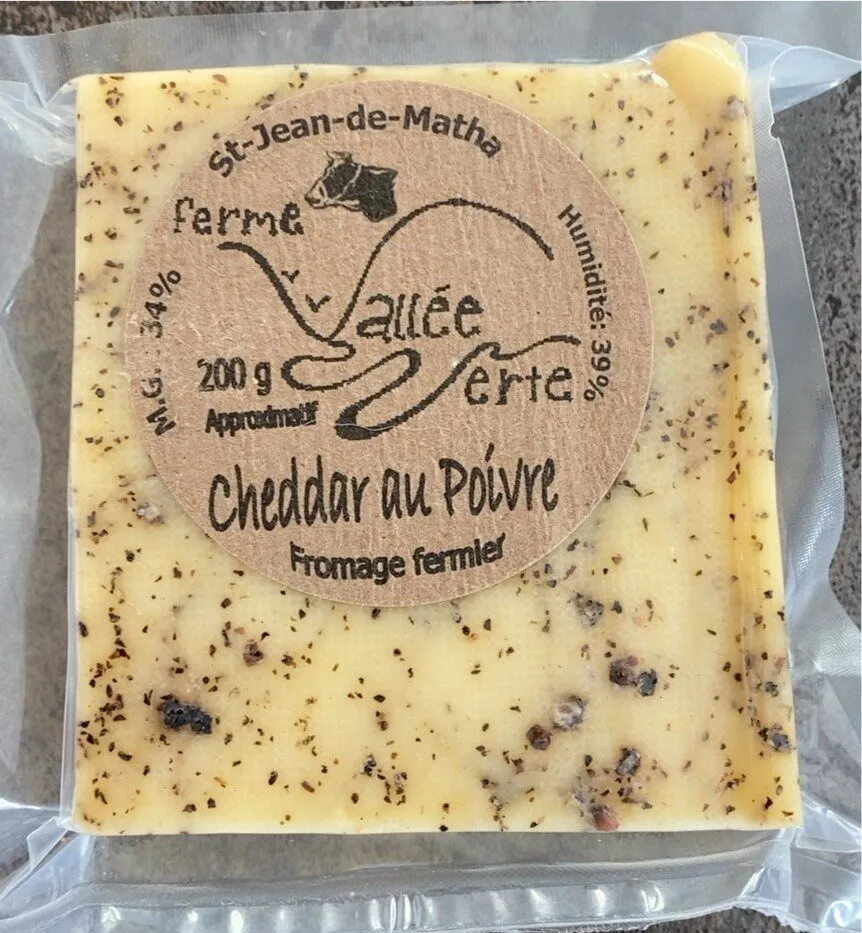 Cheddar au poivre