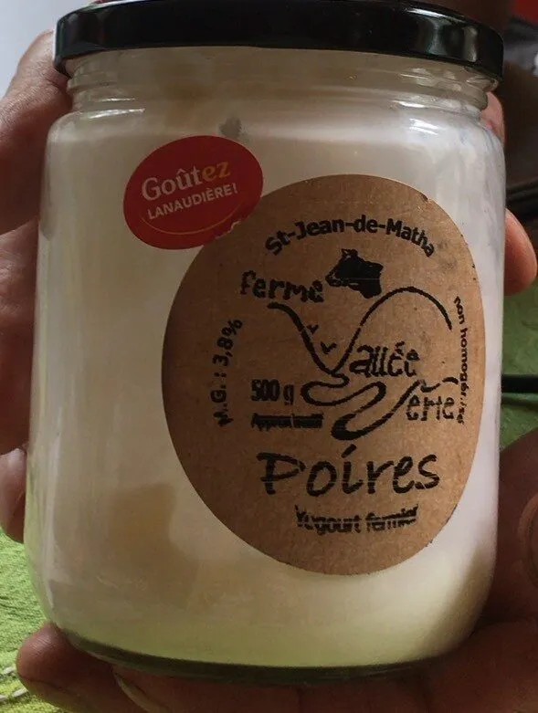Yogourt aux poires
