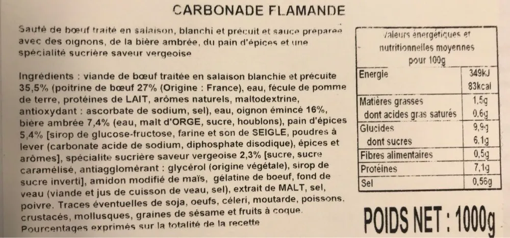 Carbonade flamande