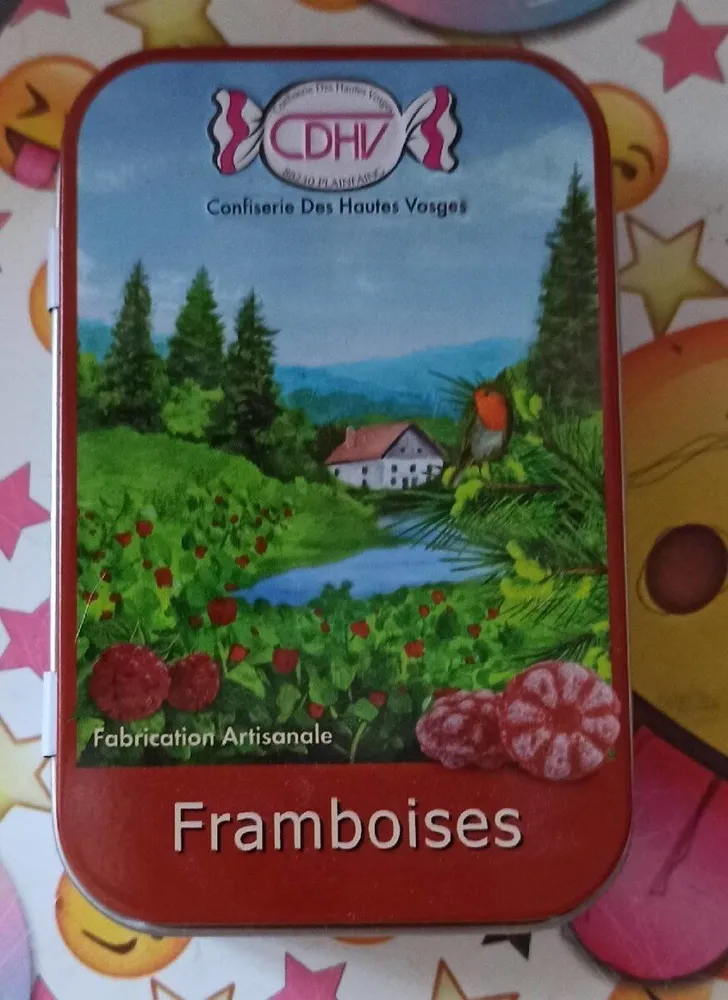 Bonbons acidulés framboise Confiserie des Hautes Vosges