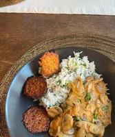 Schnelles Champignons-Spinat Stroganoff