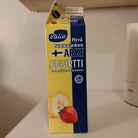 Hyvä suomalainen arkijogurtti mansikka-banaani