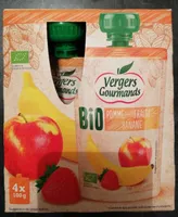 Compote pomme fraise banane
