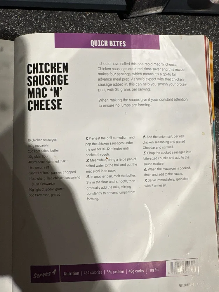 Chicken Sausage Mac N Cheese