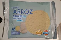 Tortitas arroz chocolate blanco sabor yogur