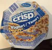 Crunchy muesli crisp yaourt