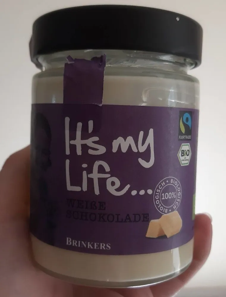 Pâte à tartiner chocolat blanc BIO