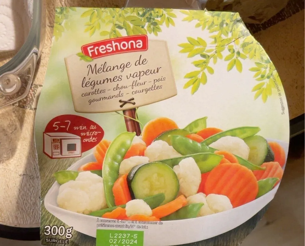 Mélange de légumes vapeur