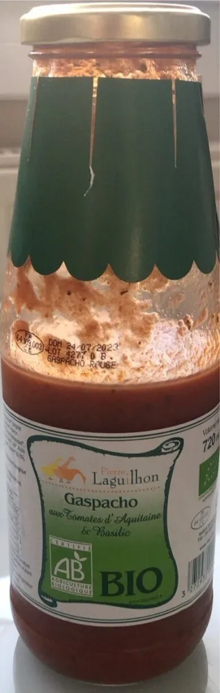 Gaspacho aux tomates d’Aquitaine et basilic