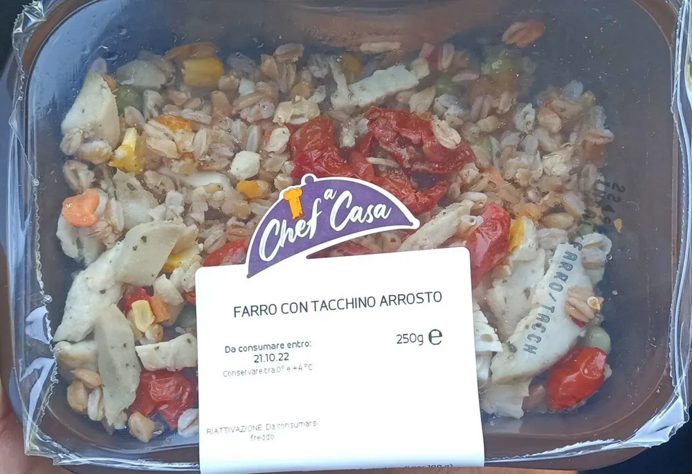 Farro con tacchino arrosto