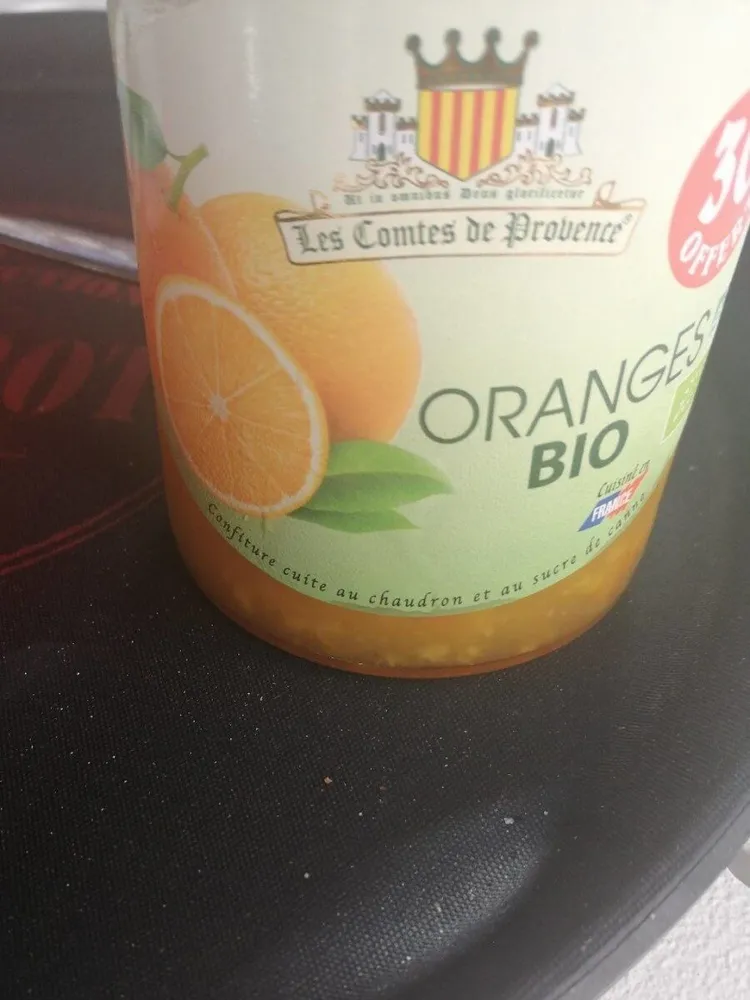 Confiture d'oranges bio