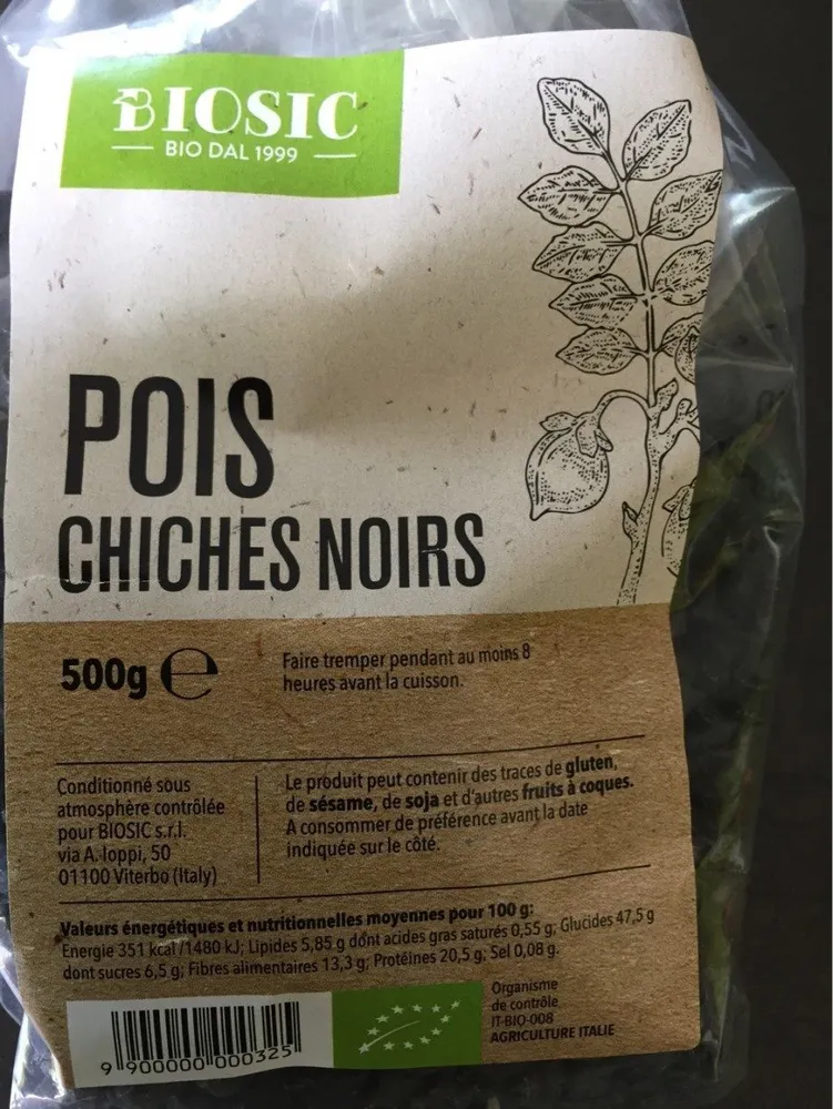 Pois chiches noirs