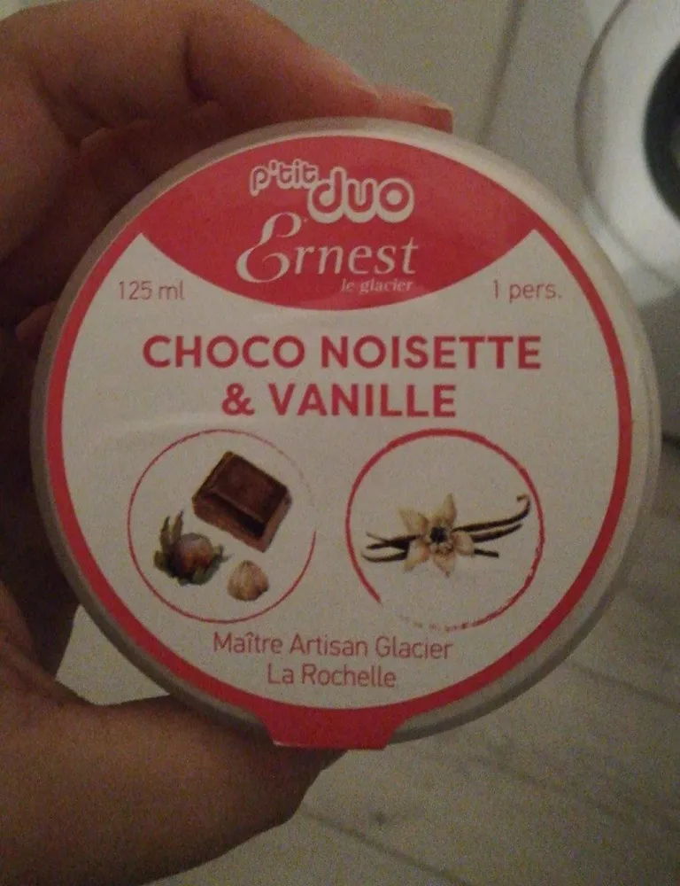 Glace Choco Noisette & Vanille