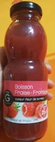 Boisson fraise framboise