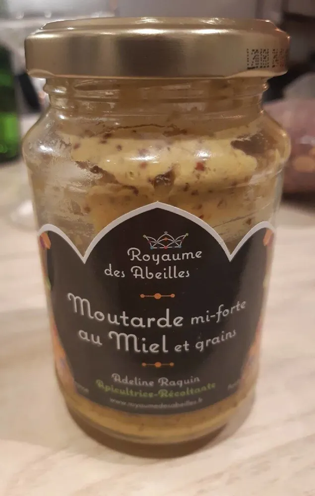 Moutarde mi-forte au miel
