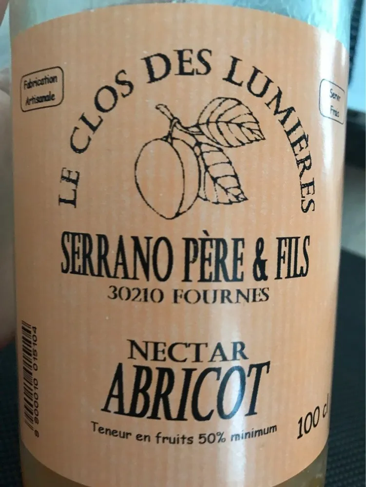 Nectar d'abricot