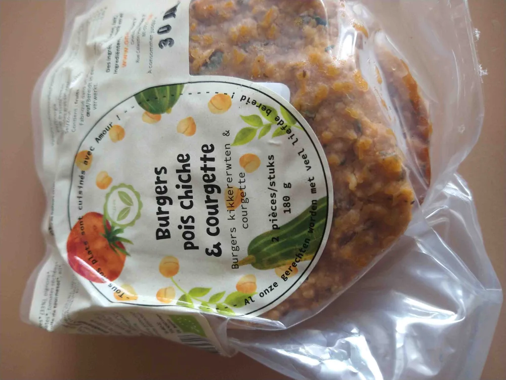 Burger pois chiche & cpurgette