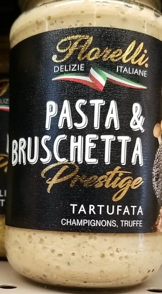 Pasta et bruschetta Tartufata