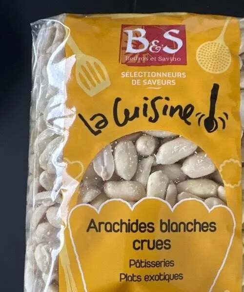 Arachides blanches crues