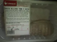 Muslos rellenos york y queso