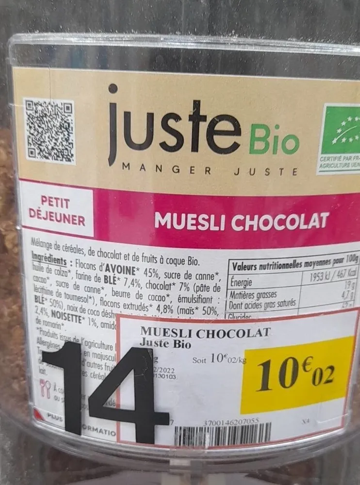 Muselière chocolar