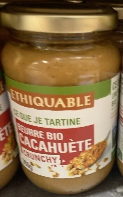 Beurre bio cacahouète crunchy