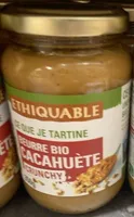 Beurre bio cacahouète crunchy