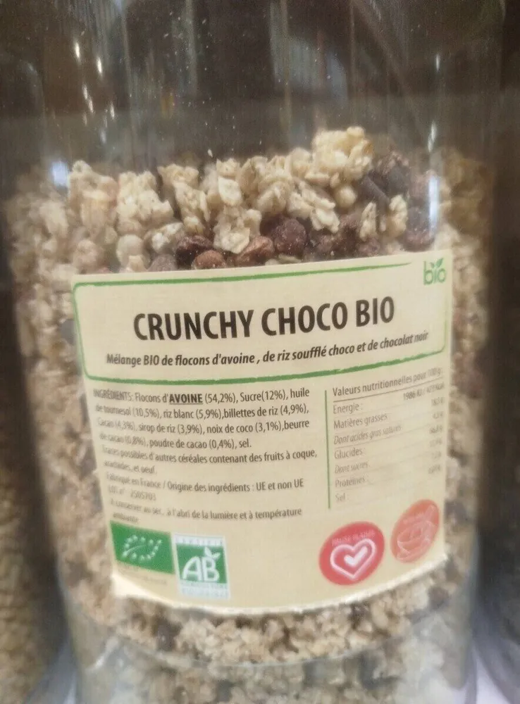 Crunchy choco bio