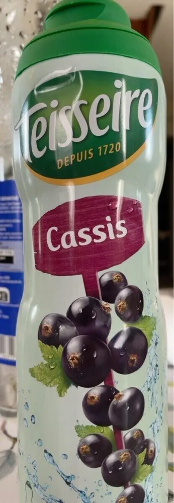 sirop cassis