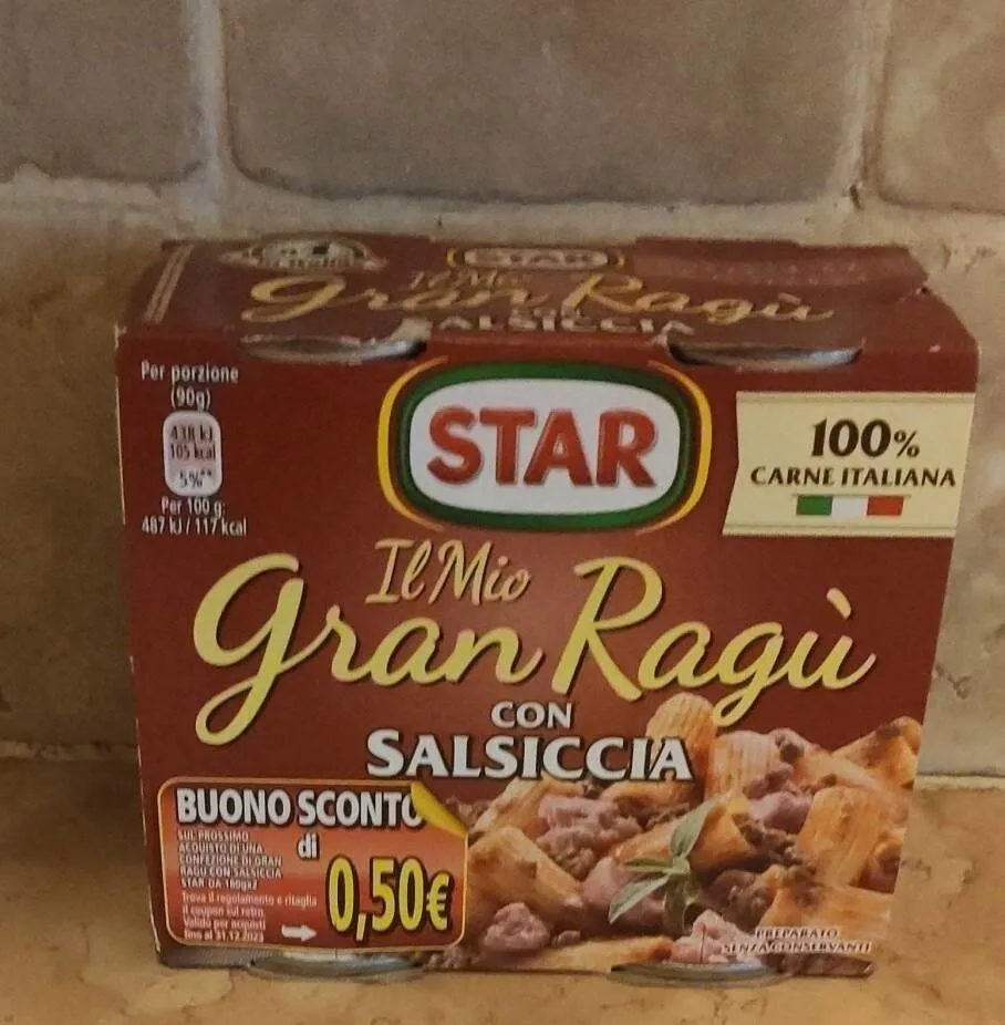 Gran Ragù con Salsiccia
