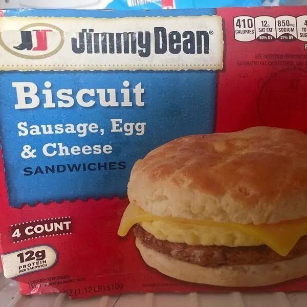 Sausage, Egg & Cheese Biscuit Sandwiches