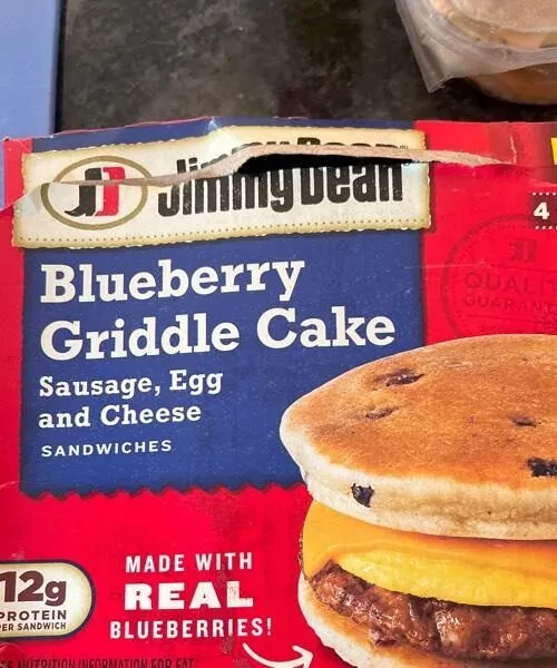 Blueberry griddle cake