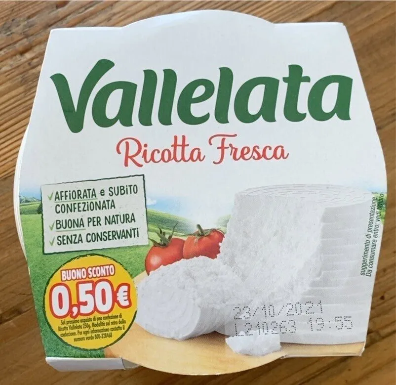 Vallelata- ricotta fresca