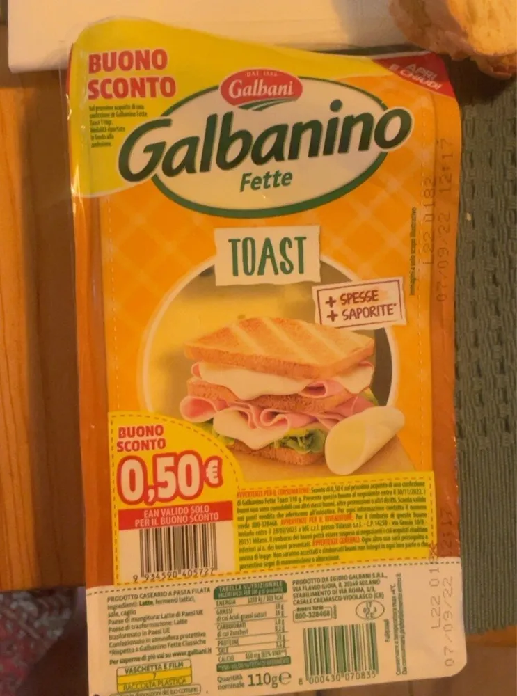 Galbanino Fette Toast