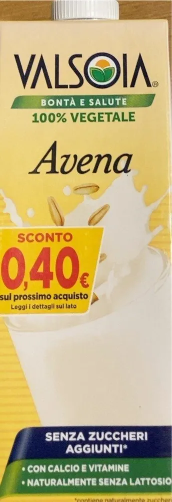 Bevanda vegetale a base di Avena