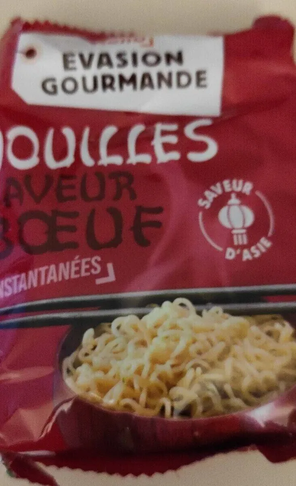 Nouilles saveur boeuf