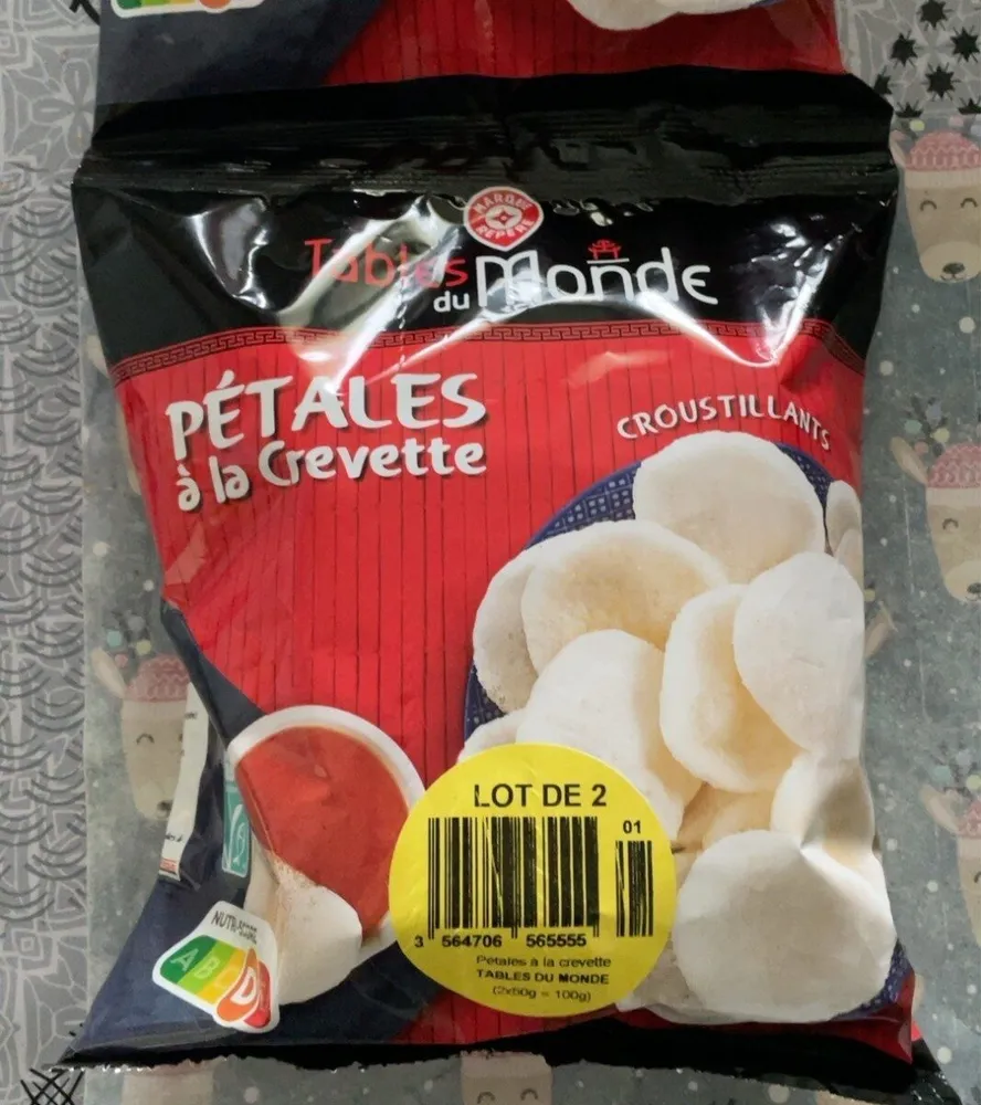 Pétales à la crevette
