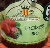 Confiture fraises bio