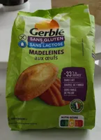 Madeleines aux oeufs sans gluten sans lactose
