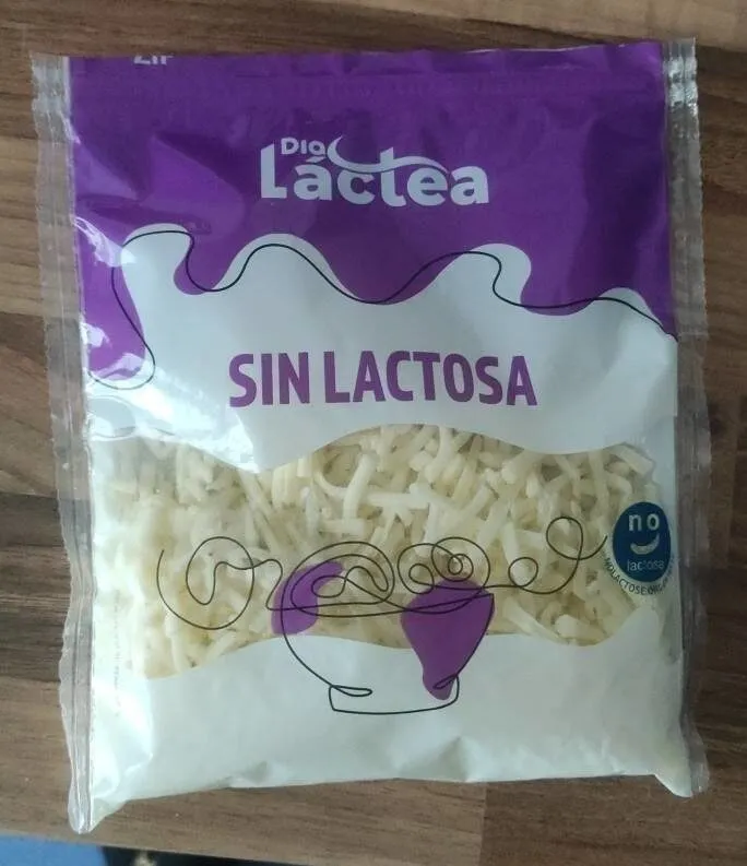 Queso rayado sin lactosa