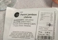 Panini Jambon Chèvre
